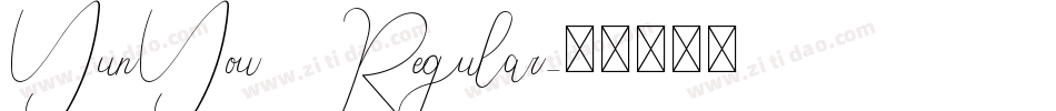 YunYou Regular字体转换